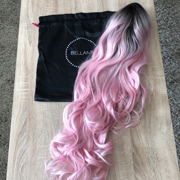 pink wig bellami